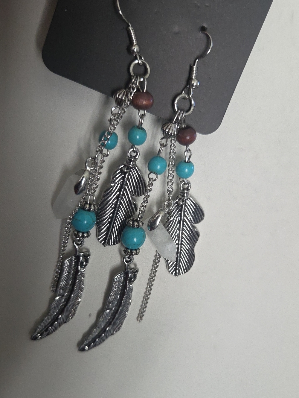 Paparazzi Restful Runway Blue Earrings NWT